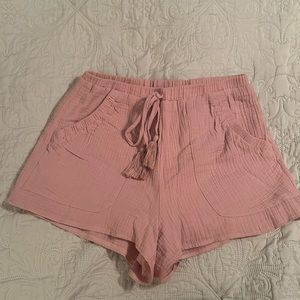 Altar’d State Pink Cotton Shorts Size XS